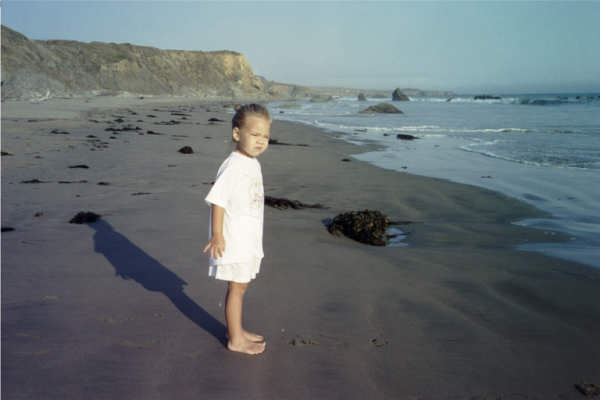 Ris...Making sure the waves are not going to get her...