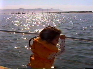 Chloe on First Boat Ride