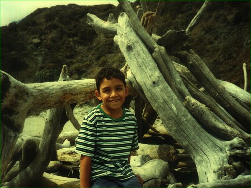 Kyler at Driftwood house