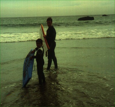 Surfer Kyle and Tyler