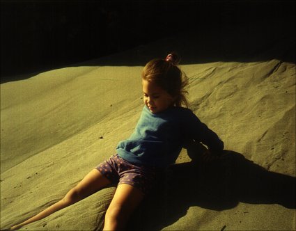 Chloe on her Sand Dune!