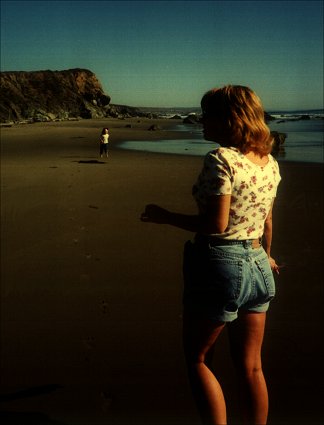 My Twin Sister at Our Beach